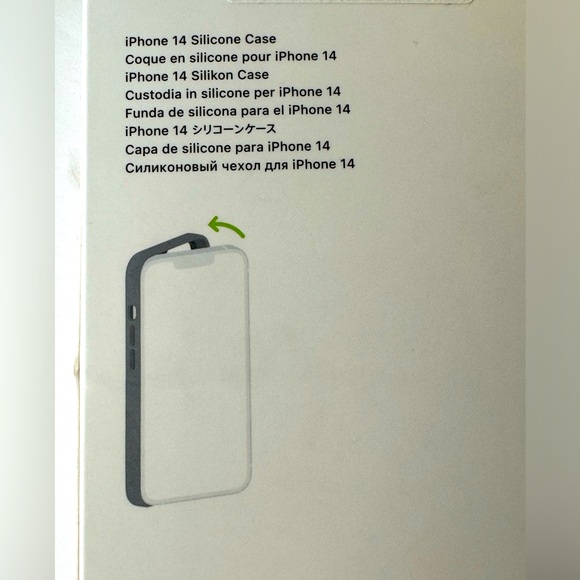 NWT Original Apple IPhone 14 Silicone Case Cover MagSafe Sunglow - Picture 10 of 11